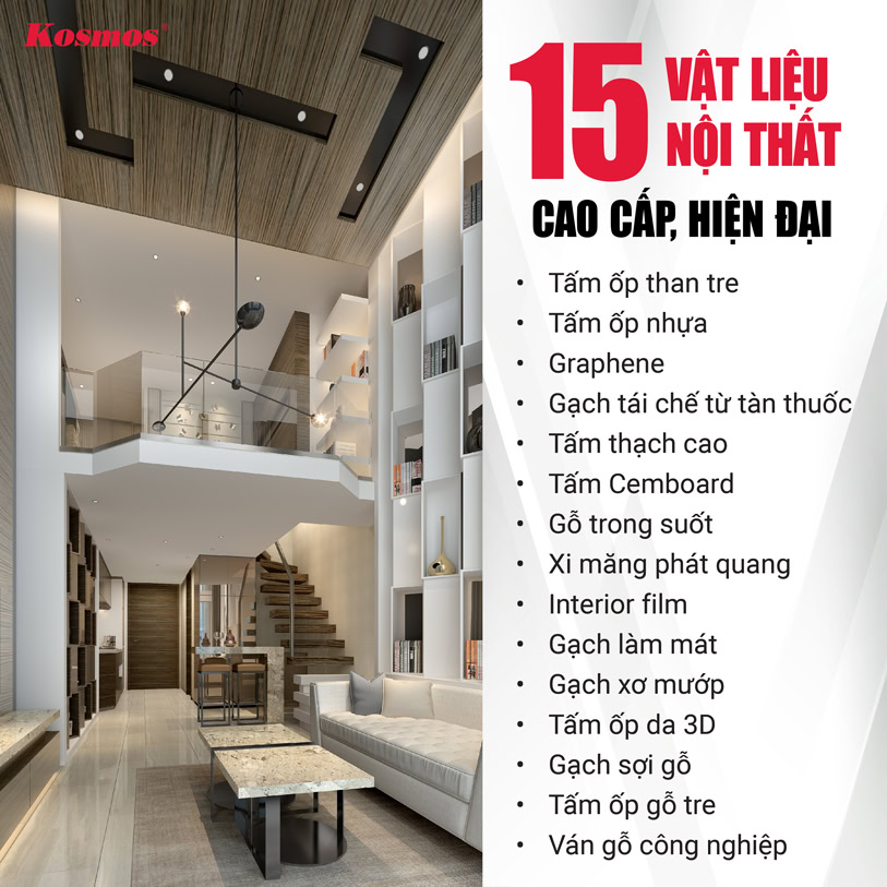 Vật liệu cao cấp và sự tỉ mỉ trong hoàn thiện