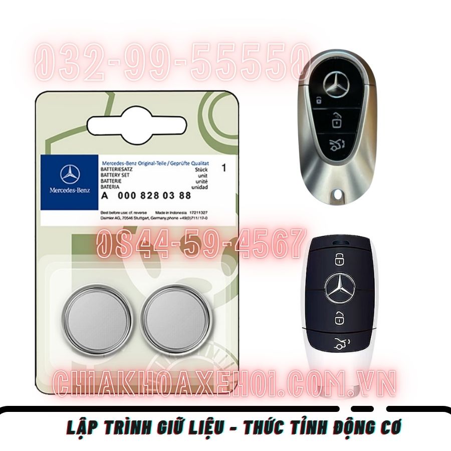 Dấu hiệu và thời điểm cần thay pin chìa khoá Mercedes