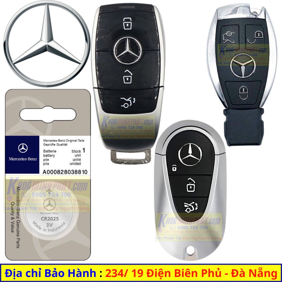 Mua pin chìa khoá Mercedes chính hãng và chất lượng ở đâu?