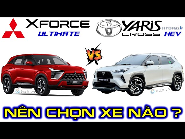 so sanh mitsubishi xforce va toyota yaris cross 1