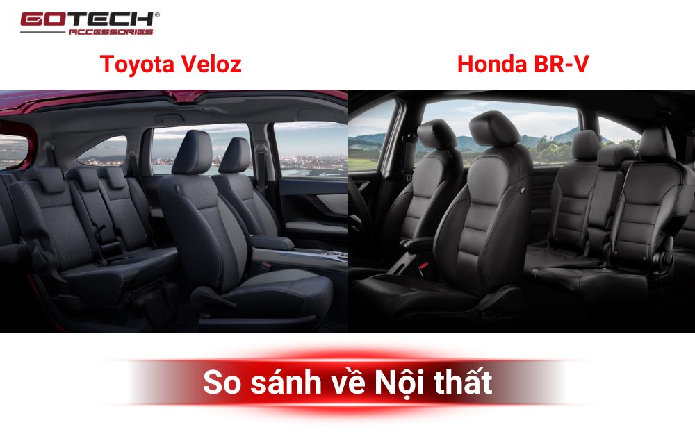 Nội Thất và Tiện Nghi: Đánh Giá Không Gian, Trang Bị và Công Nghệ (So sánh chi tiết nội thất của Veloz và BRV về không gian, chất liệu, thiết kế, các trang bị tiện nghi như màn hình giải trí, hệ thống âm thanh, điều hòa, và các tính năng công nghệ hỗ trợ lái xe.)