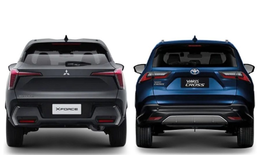 so sanh toyota yaris cross va mitsubishi xforce 2