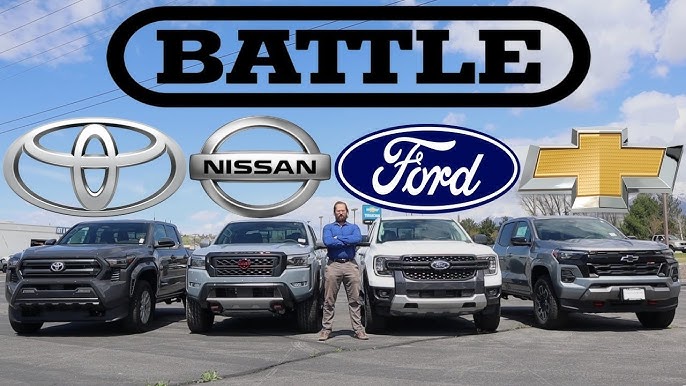 So sánh Toyota Tacoma với các đối thủ cạnh tranh: Ford Ranger, Chevrolet Colorado, Nissan Frontier