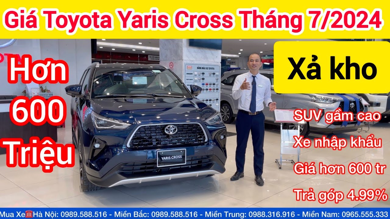 Giá xe Toyota Yaris Cross 2024: Cập nhật mới nhất và so sánh các phiên bản (User Intent: Tìm hiểu giá, so sánh phiên bản)