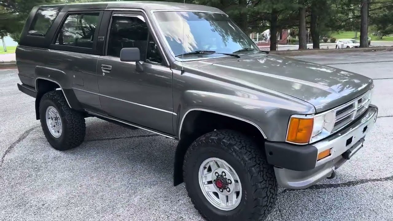 Hướng Dẫn Mua & Bảo Dưỡng Toyota 4Runner G1 1988 Cũ: Những Lưu Ý Quan Trọng