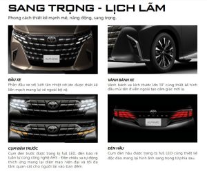 toyota alphard thong so ky thuat 2