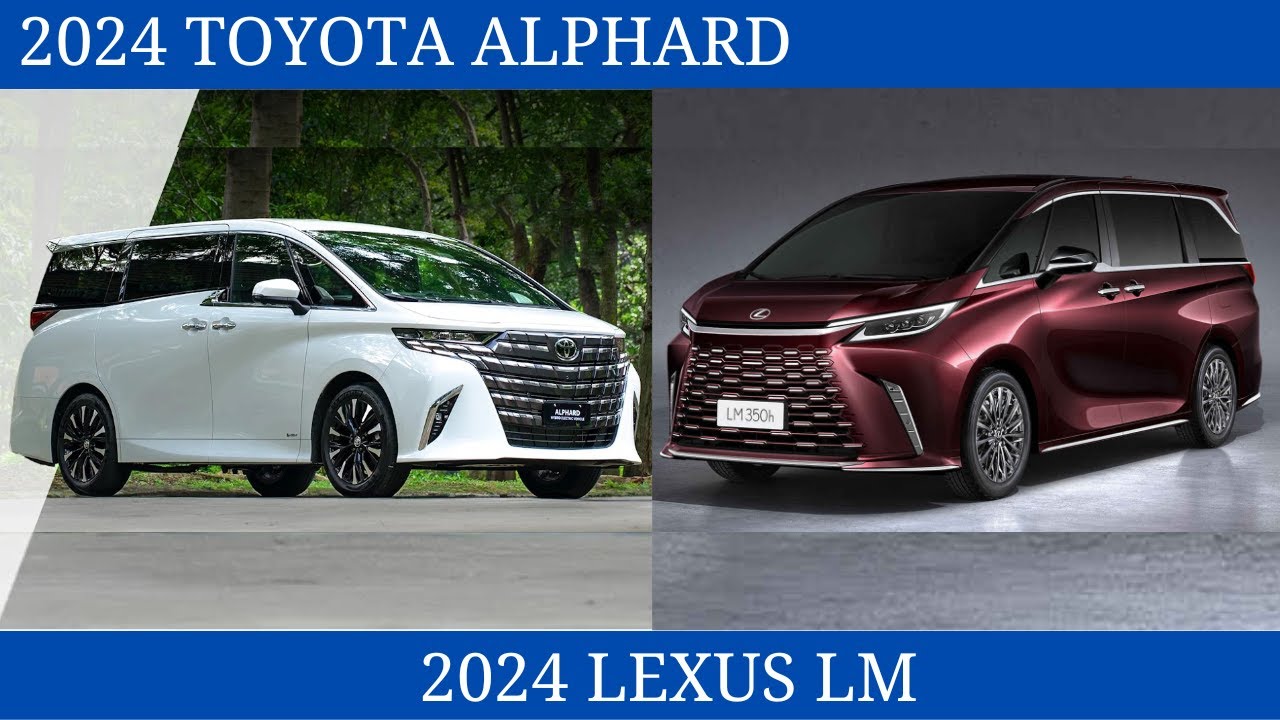 So sánh Toyota Alphard với các mẫu xe MPV hạng sang khác: MercedesBenz VClass, Lexus LM
