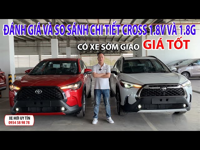 Giá Niêm Yết và Giá Lăn Bánh Toyota Corolla Cross: So Sánh Chi Tiết