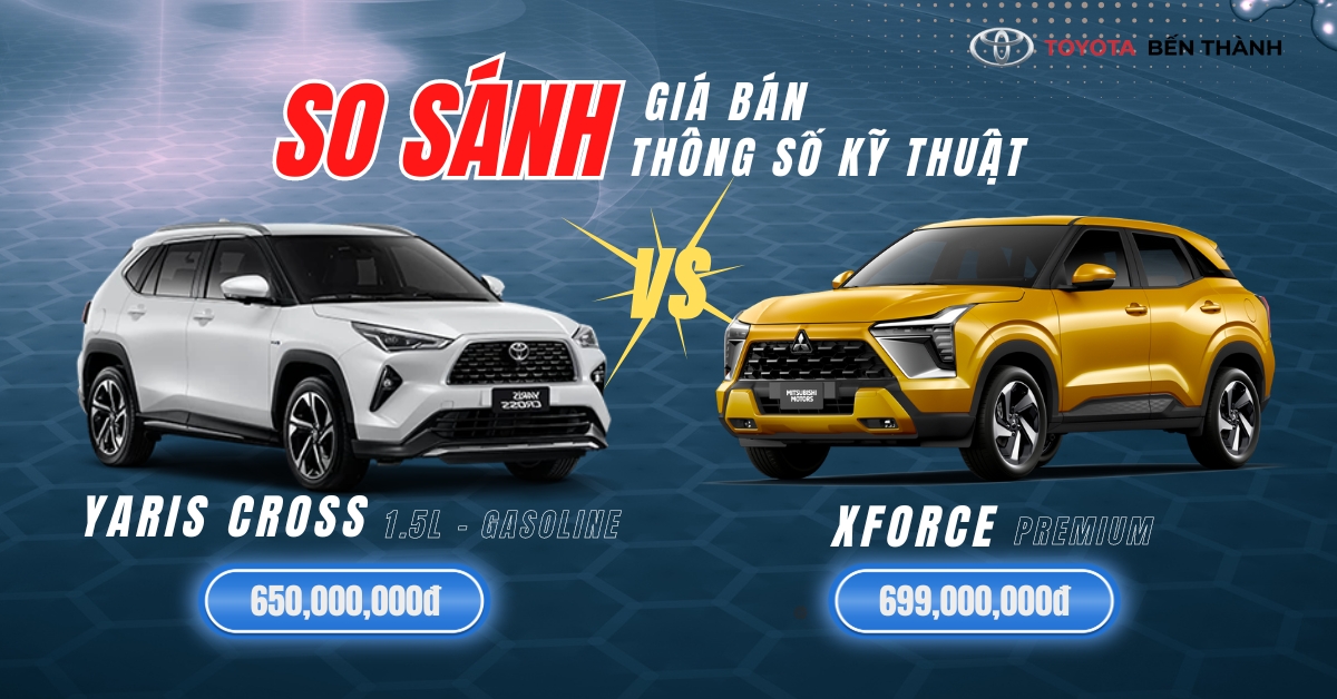 So Sánh Chi Tiết Về Động Cơ và Khả Năng Vận Hành Giữa Toyota Cross và Yaris