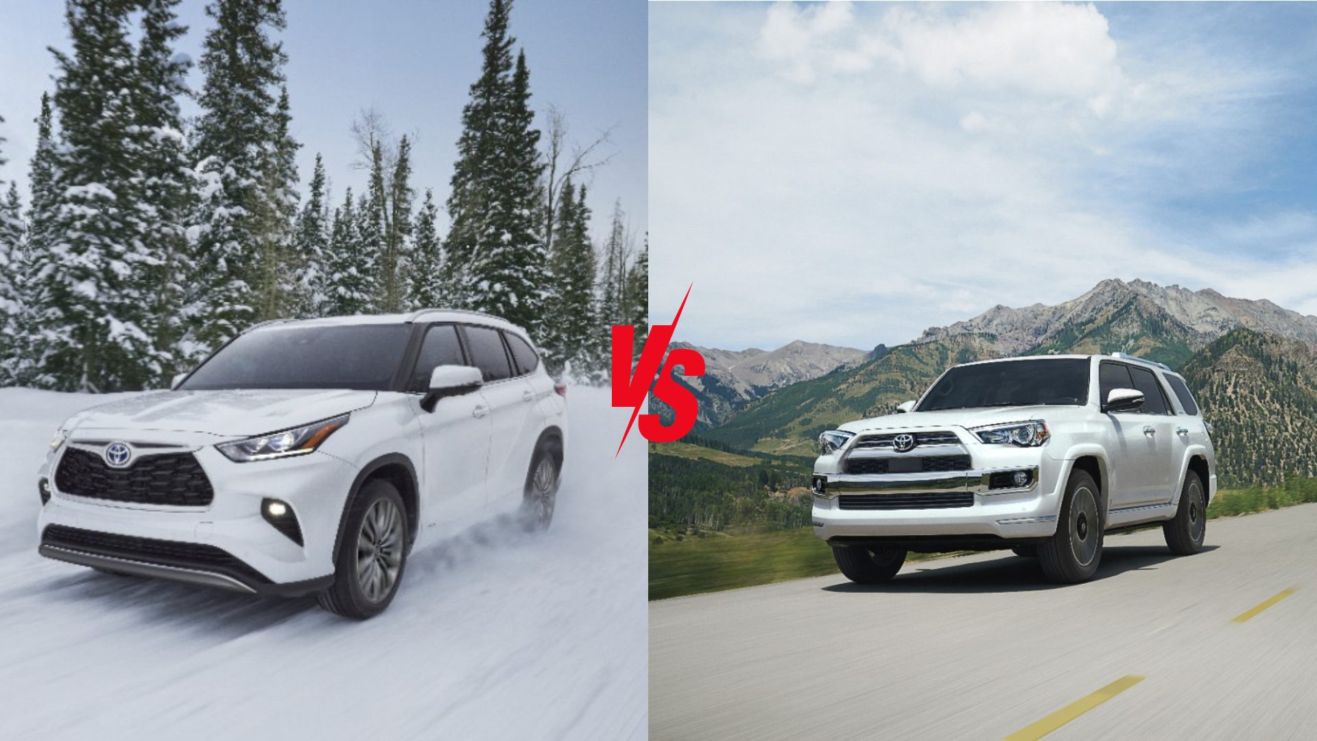 toyota highlander vs 4runner 2