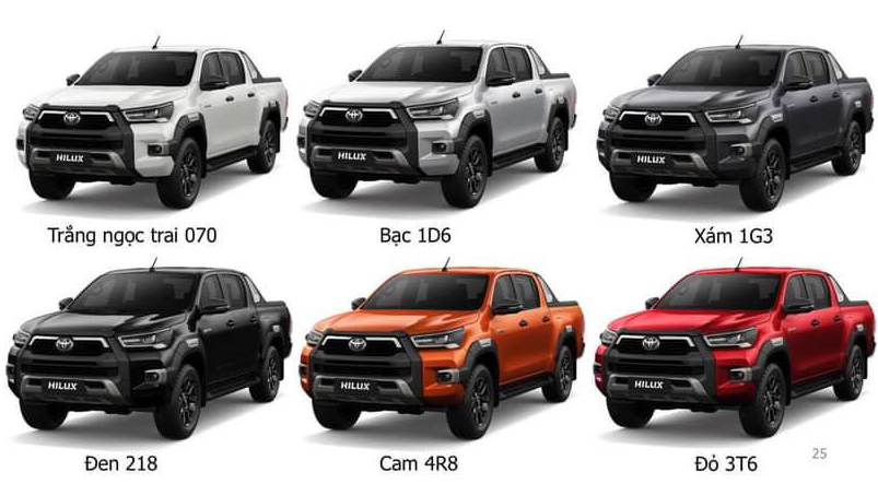 Giá Xe Toyota Hilux 2024: Cập Nhật Mới Nhất & So Sánh Các Phiên Bản