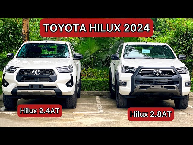 giá cả và sự khác biệt giữa các phiên bản Hilux 2024. này tập trung vào một trong những mối quan tâm hàng đầu của người mua xe