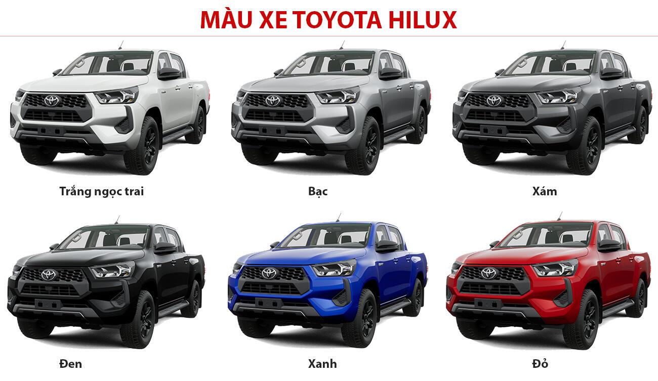 Thông Số Kỹ Thuật Toyota Hilux 2.4L 4x4 MT: Hiệu Suất, Kích Thước, và Khả Năng Vận Hành