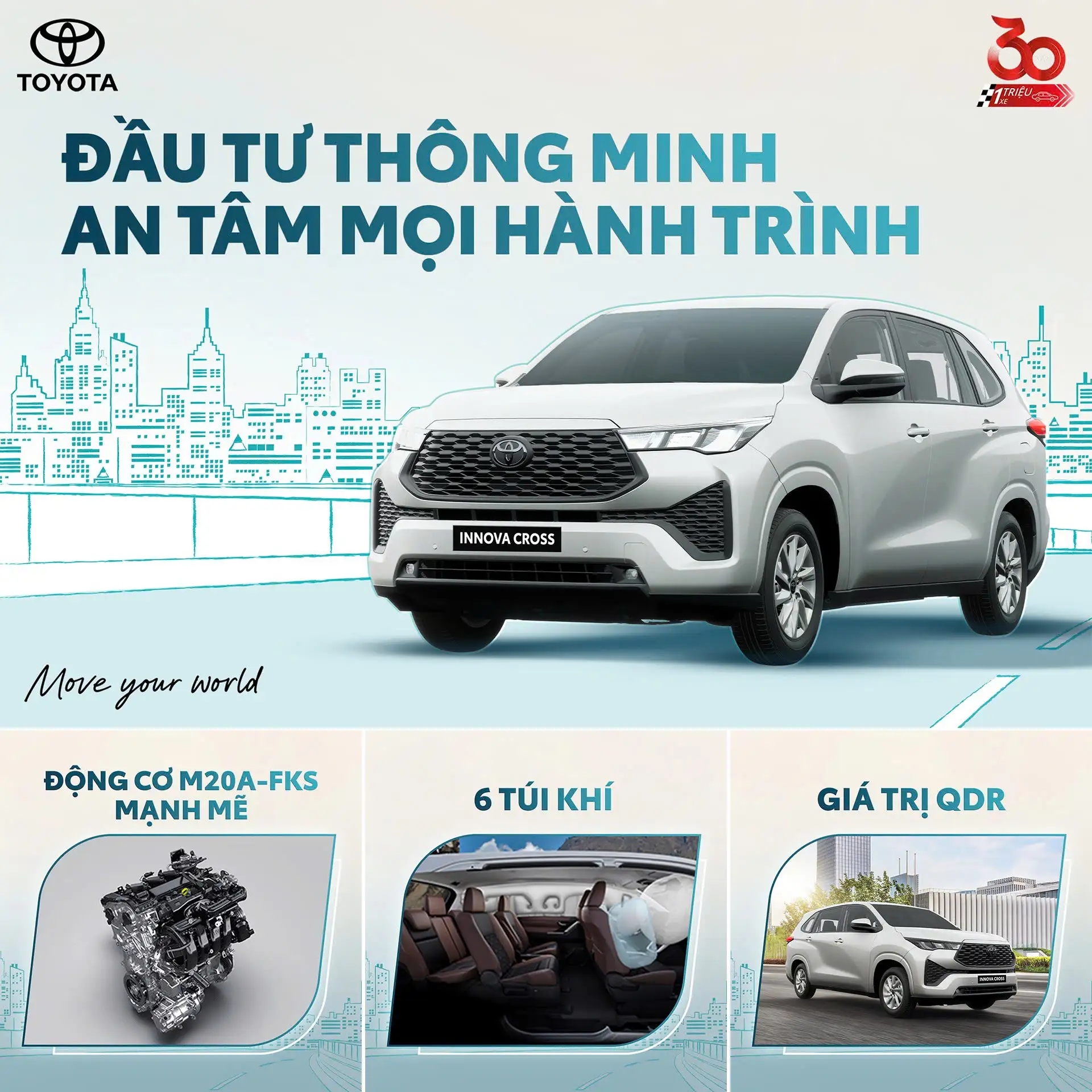 So sánh giá lăn bánh Toyota Innova Cross Hybrid giữa các phiên bản: Nên chọn phiên bản nào?