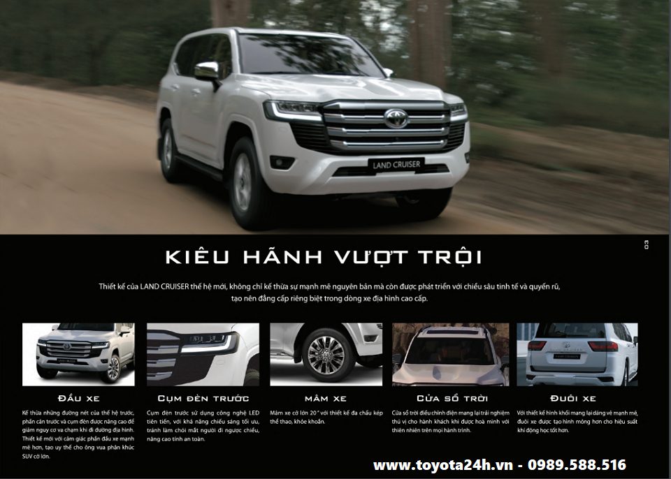 Toyota Land Cruiser LC300: Đánh Giá Chi Tiết Thiết Kế và Thông Số Kỹ Thuật