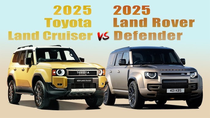 So sánh Toyota Land Cruiser Prado 2025 với các đối thủ cạnh tranh: Ford Bronco, Land Rover Defender, và Jeep Wrangler
