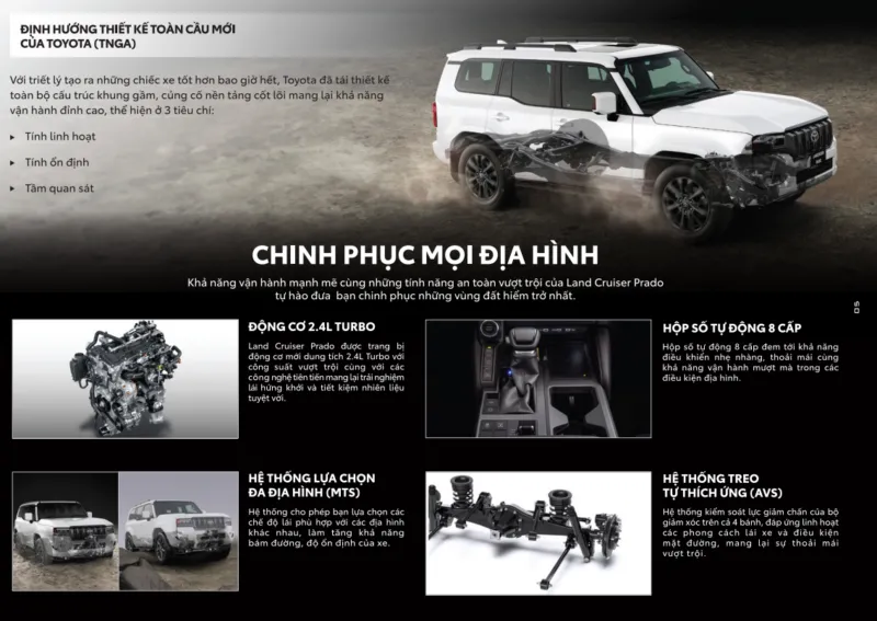 Nội Thất Tiện Nghi và Tính Năng Hỗ Trợ Địa Hình Chuyên Dụng