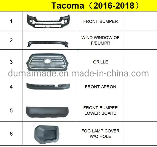 Các loại phụ tùng Toyota Tacoma phổ biến và ứng dụng của chúng