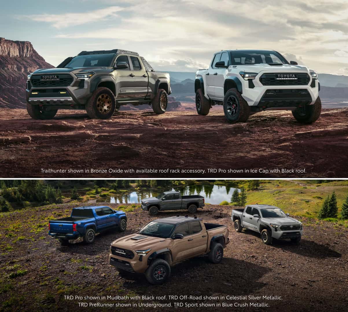 Ngoại thất và Thiết kế: Đánh giá chi tiết vẻ ngoài thể thao và mạnh mẽ của Toyota Tacoma TRD Sport.