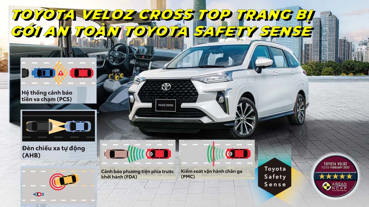 Trang Bị An Toàn Toyota Veloz Cross 2025: Tính Năng Tiên Tiến Bảo Vệ Người Dùng