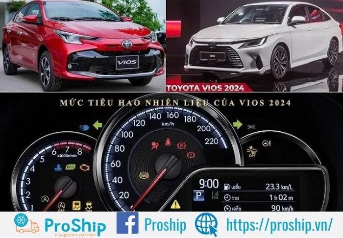 Các yếu tố ảnh hưởng đến mức tiêu hao nhiên liệu của Toyota Vios