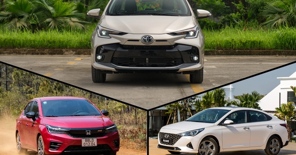So Sánh Giá Toyota Vios 2023 Với Các Đối Thủ Cạnh Tranh: Hyundai Accent, Honda City, Mazda 2