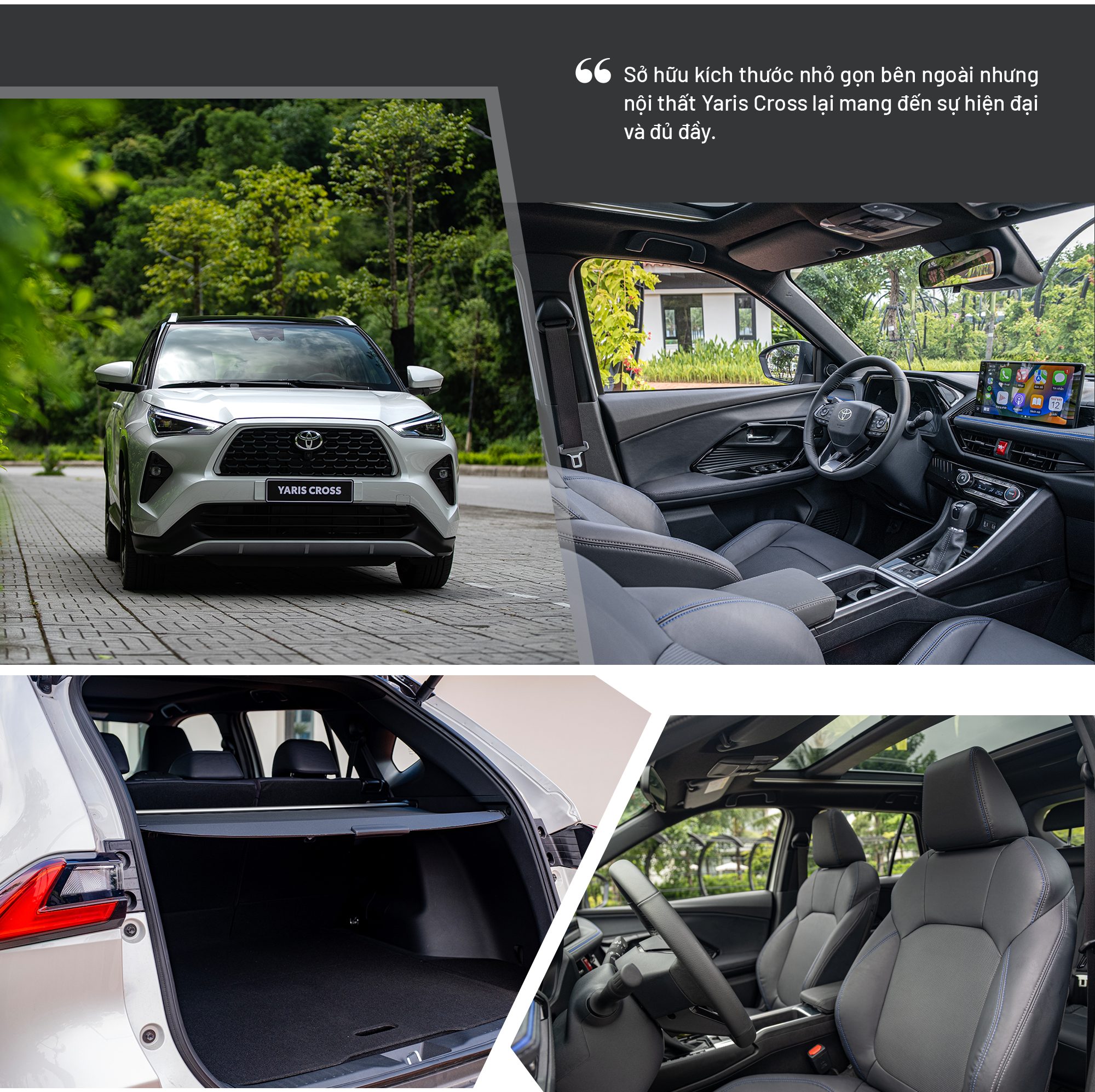 Vật Liệu và Chất Lượng Hoàn Thiện Nội Thất Toyota Yaris Cross: Đánh Giá Độ Bền Bỉ và Tính Thẩm Mỹ (Đánh giá chất lượng các vật liệu sử dụng, một yếu tố quan trọng khi xem xét nội thất)