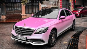 xe mercedes mau hong 4