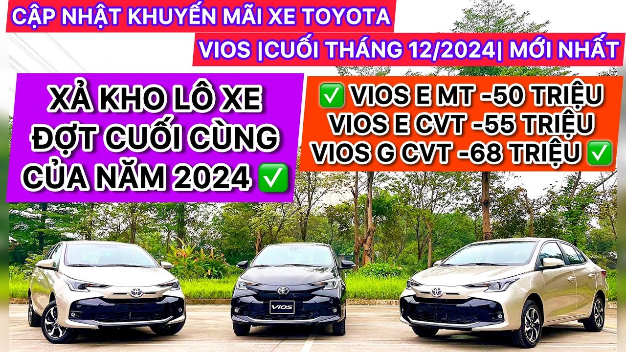 Giá xe Toyota Vios mới nhất [năm hiện tại] và các yếu tố ảnh hưởng
