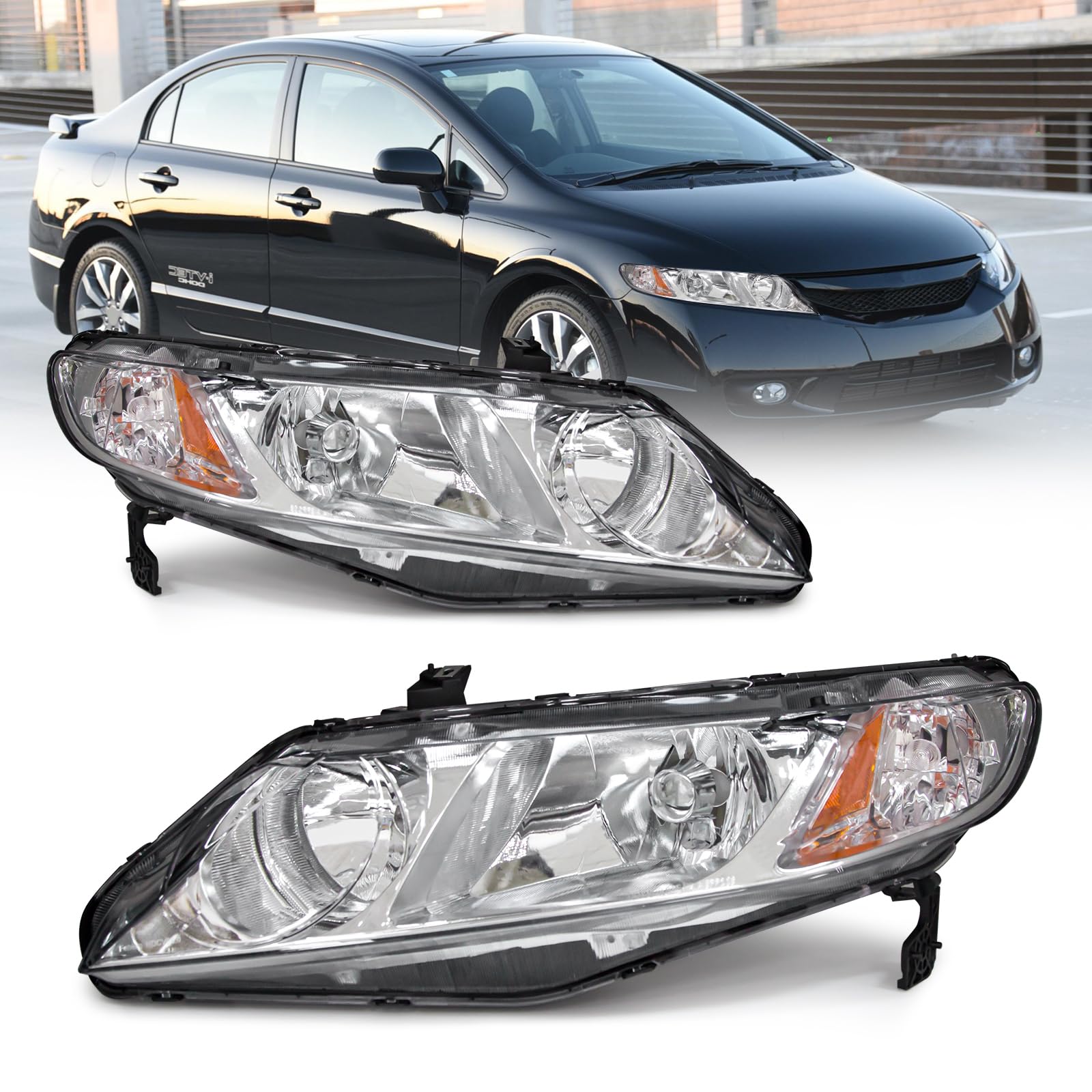 2008 honda civic headlights - Hình 5