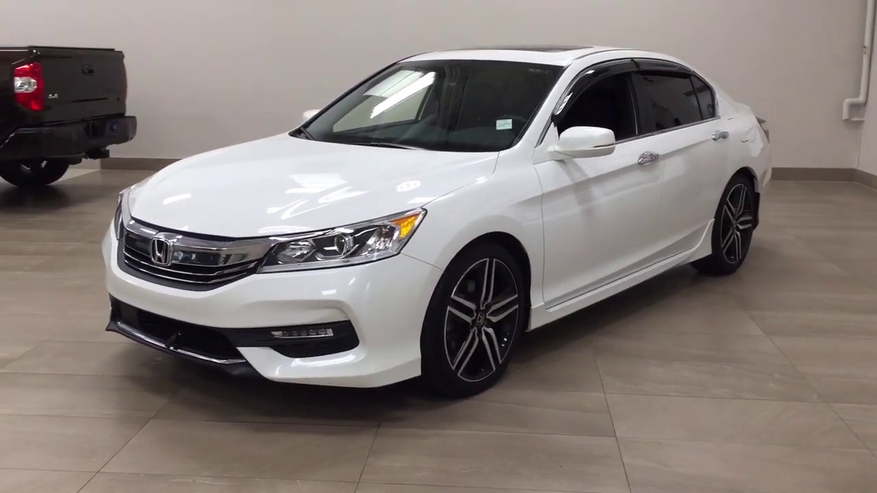 2017 honda accord white - Hình 4