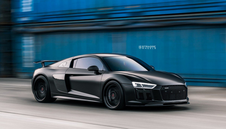 audi r8 black - Hình 4