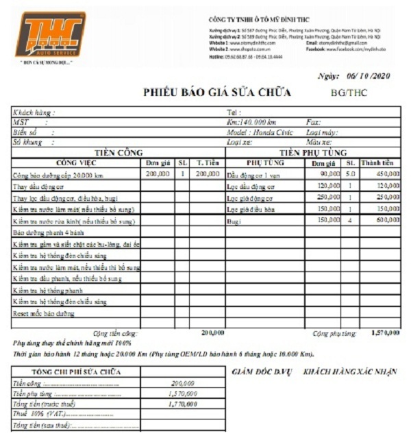 bảo dưỡng honda civic - Hình 2