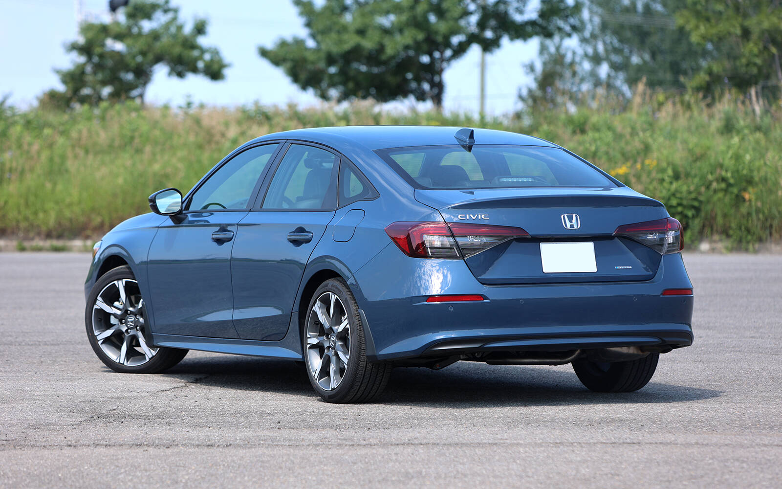 blue honda civic - Hình 4