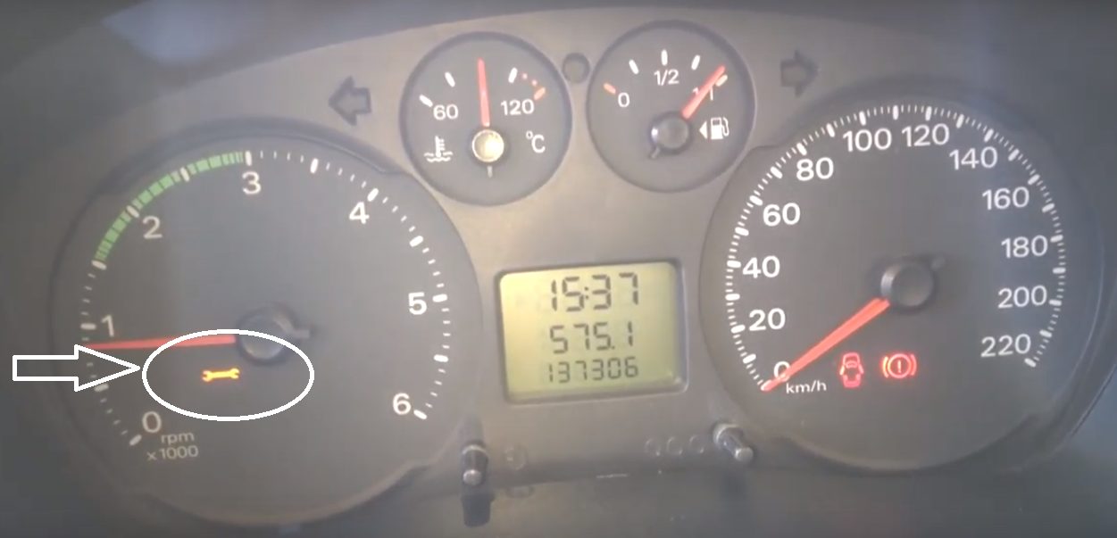 các đèn báo trên taplo cua xe ford transit - Hình 5