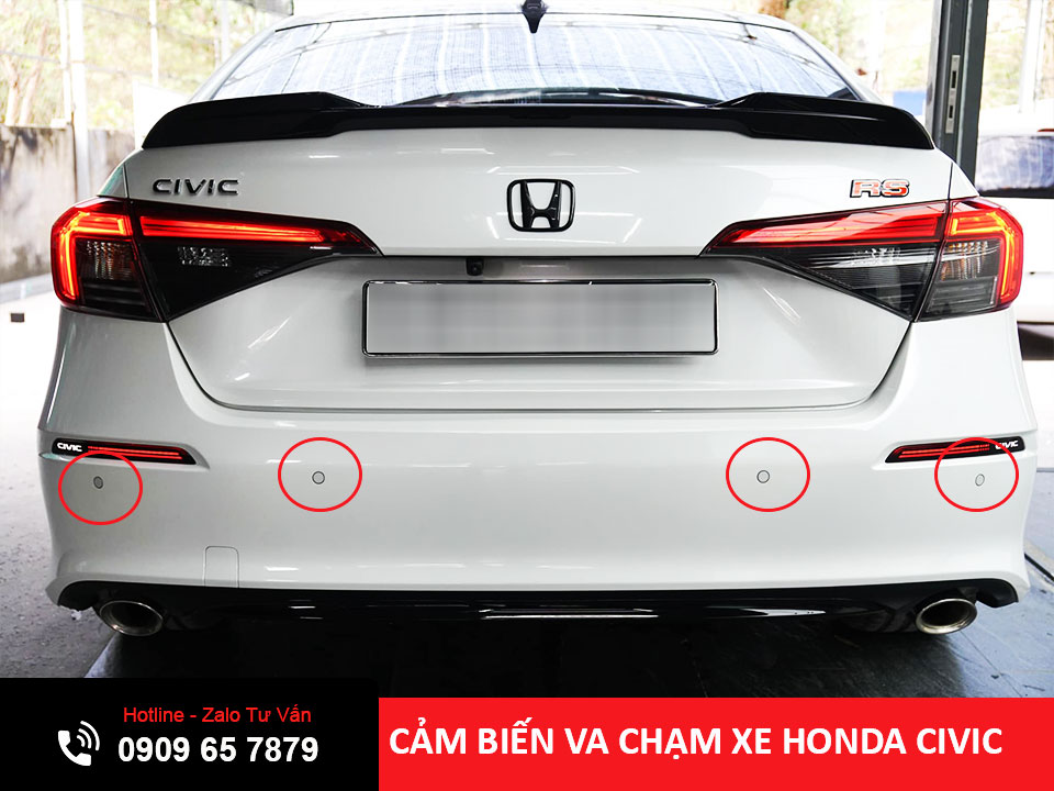 cảm biến lùi honda civic - Hình 4