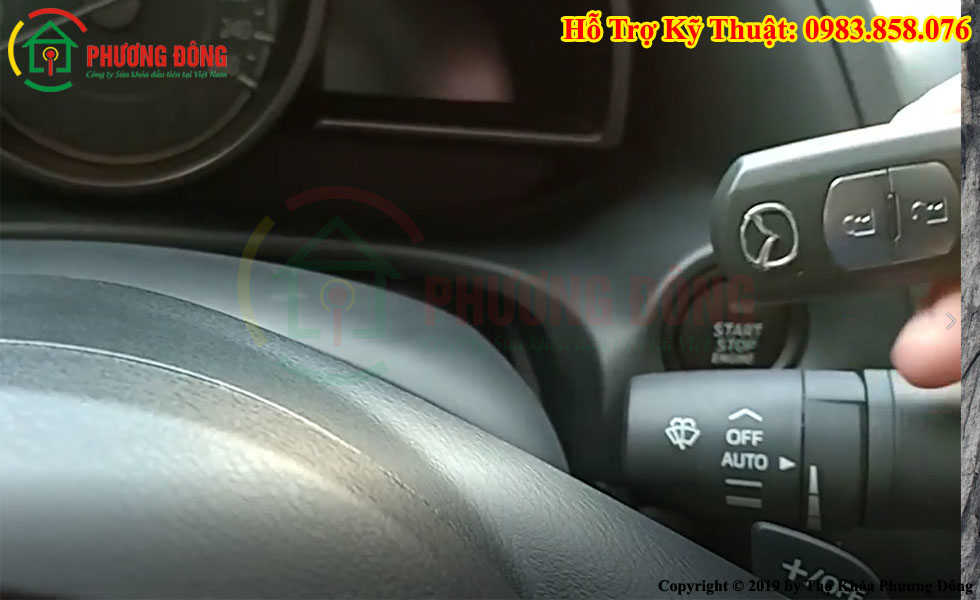 chìa khóa xe mazda 3 hết pin - Hình 3