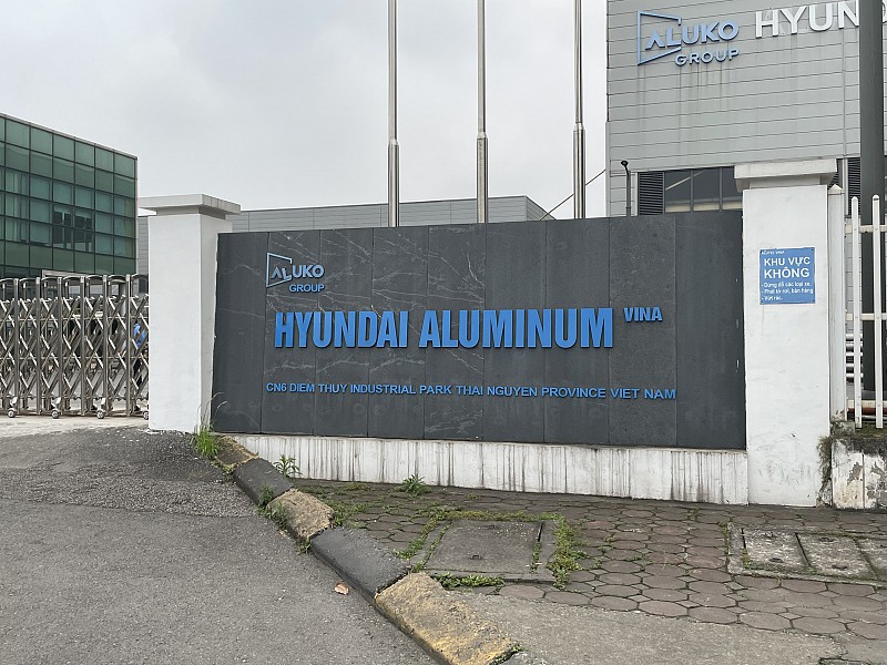 công ty cổ phần hyundai aluminum vina