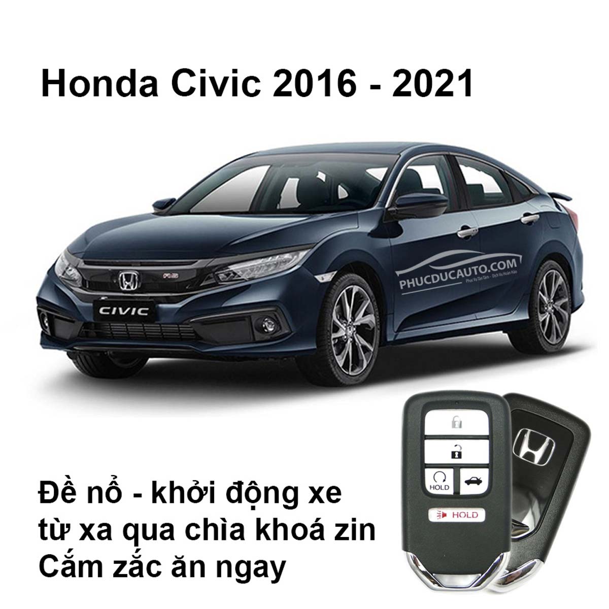 đề nổ từ xa honda civic - Hình 3