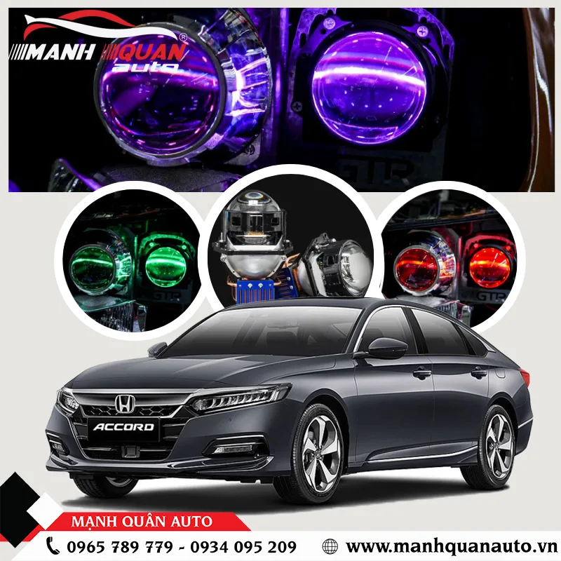 đèn xe honda accord - Hình 4