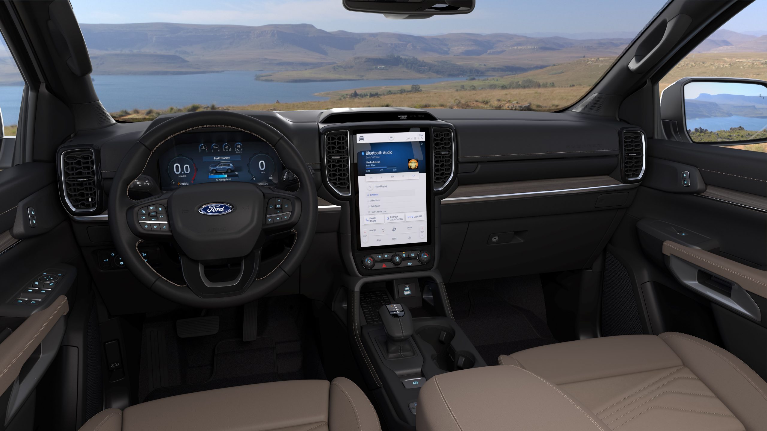 ford everest nội thất - Hình 5