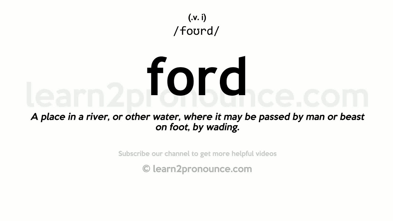 ford meaning - Hình 2