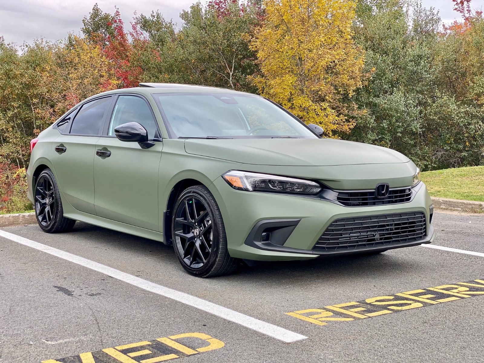 green honda civic - Hình 3