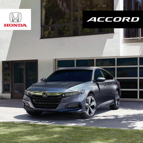 honda accord brochure