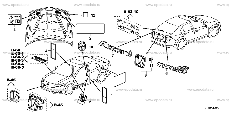 honda accord parts catalog - Hình 3