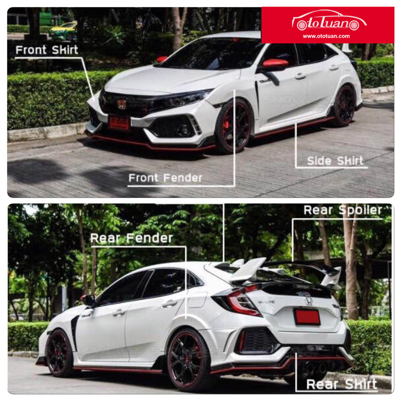 honda civic 2017 body kit - Hình 2