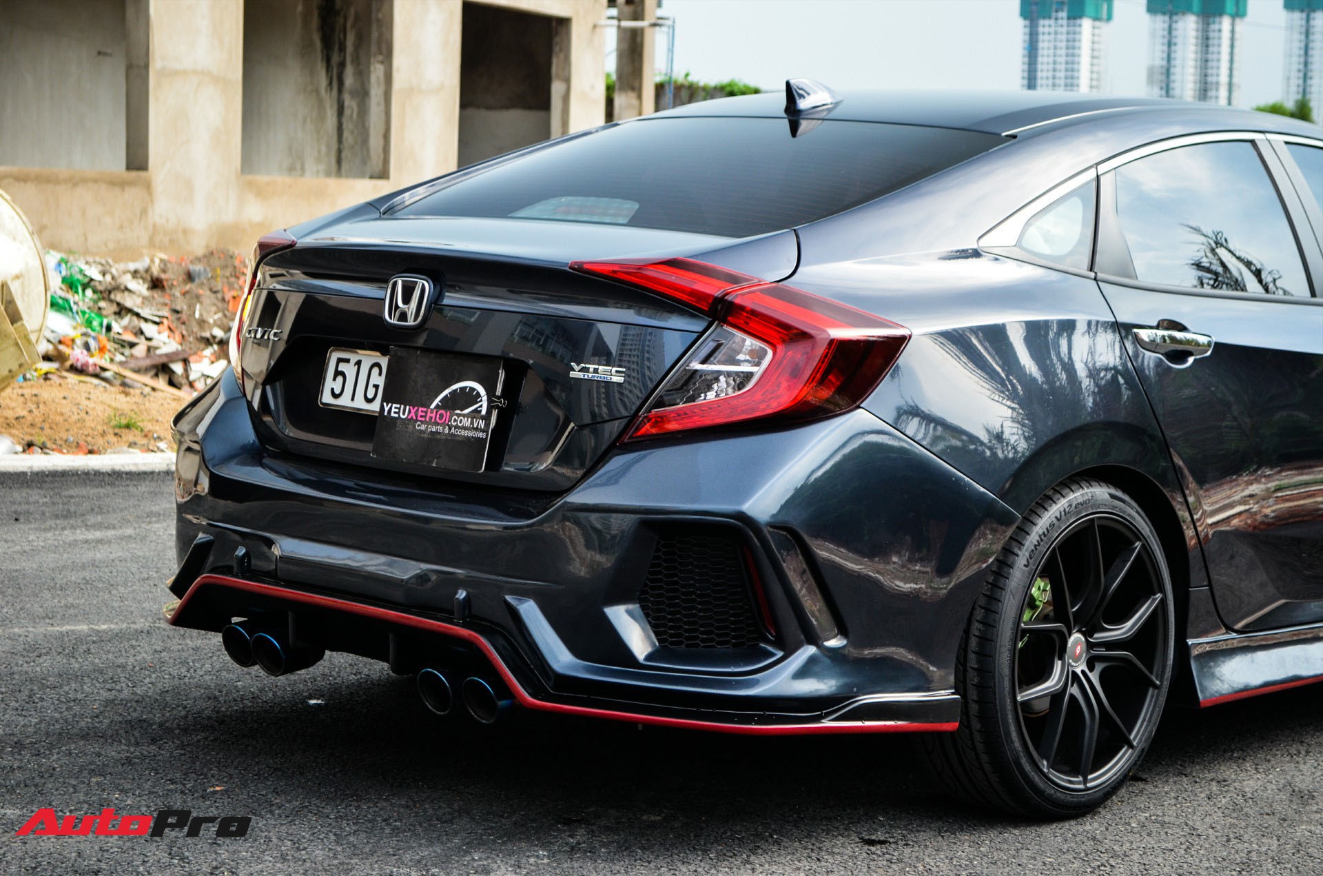 honda civic 2017 độ - Hình 4