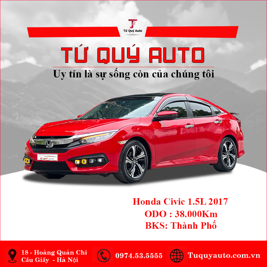 honda civic 2017 tra gop