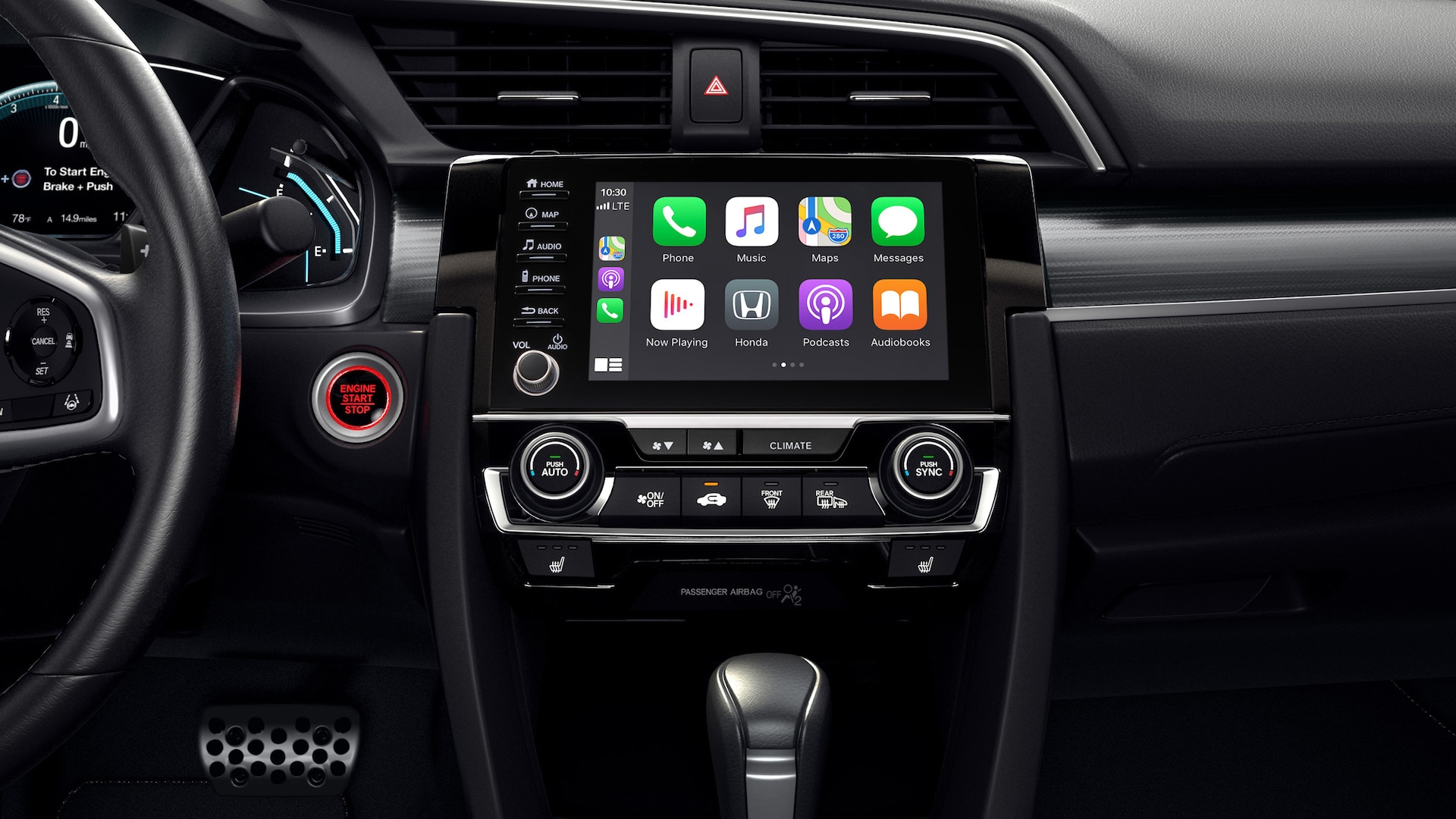 honda civic 2018 nội thất - Hình 5