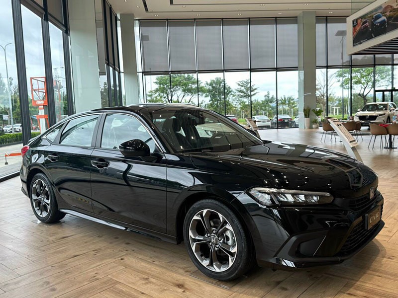 honda civic đen - Hình 2